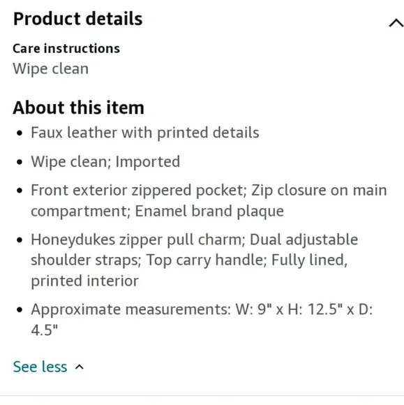 Harry Potter Loungefly Honeydukes Mini Backpack - Picture 7 of 8